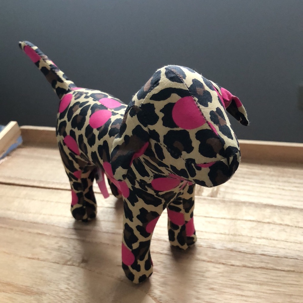 Victoria's Secret Pink Dog Leopard and Pink Polka Dots